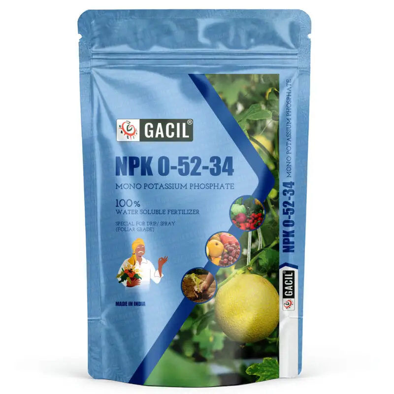 GACIL® Mono Potassium Phosphate NPK 0-52-34 Water Soluble Fertilizer